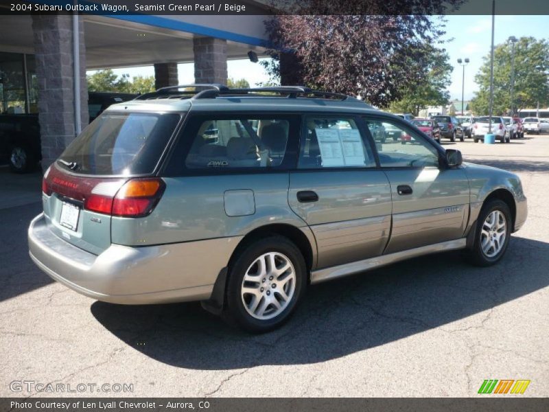 Seamist Green Pearl / Beige 2004 Subaru Outback Wagon