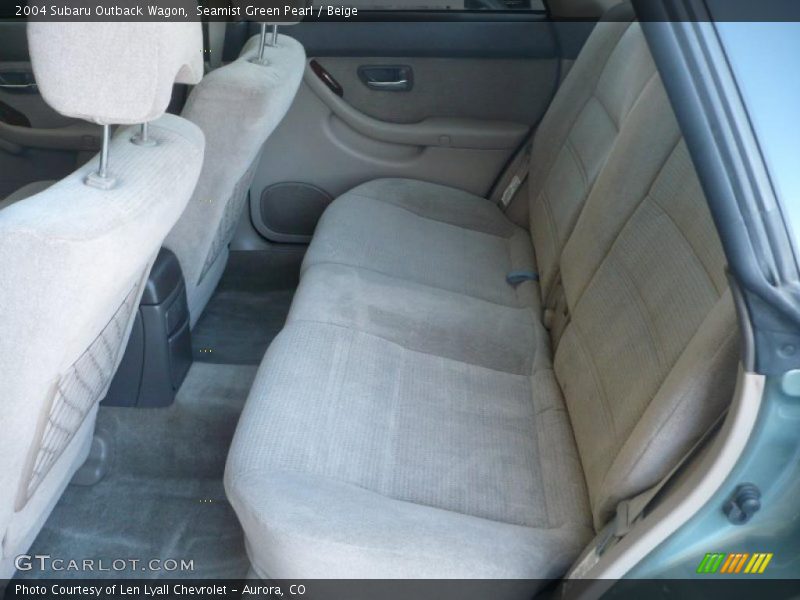 Seamist Green Pearl / Beige 2004 Subaru Outback Wagon