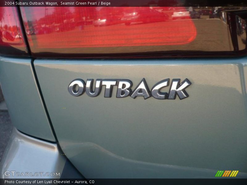 Seamist Green Pearl / Beige 2004 Subaru Outback Wagon