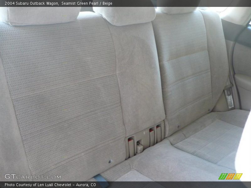 Seamist Green Pearl / Beige 2004 Subaru Outback Wagon