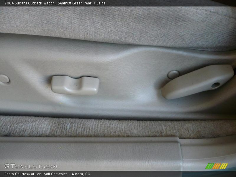 Seamist Green Pearl / Beige 2004 Subaru Outback Wagon