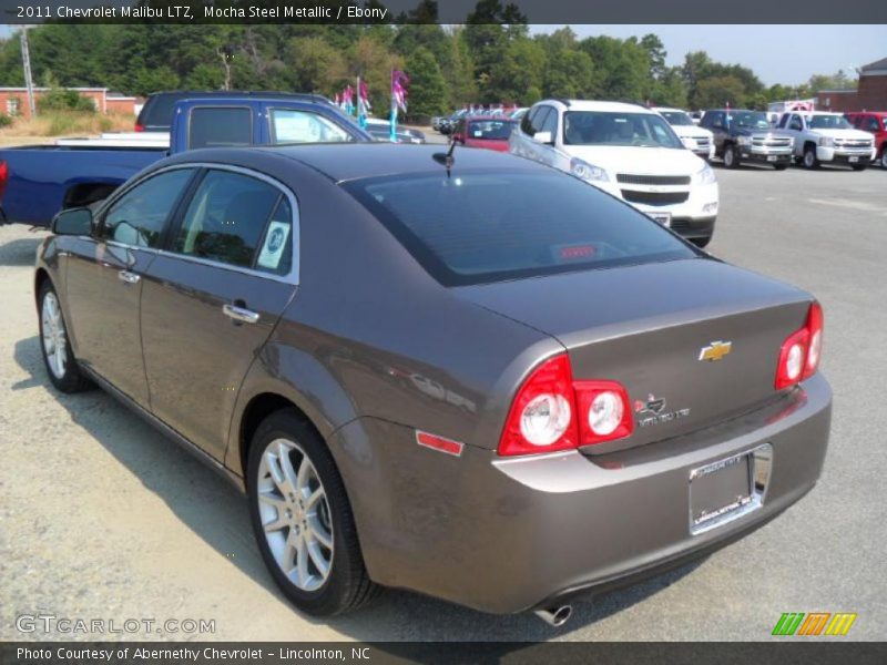 Mocha Steel Metallic / Ebony 2011 Chevrolet Malibu LTZ