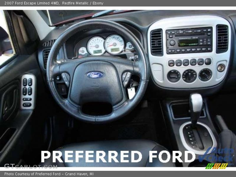 Redfire Metallic / Ebony 2007 Ford Escape Limited 4WD