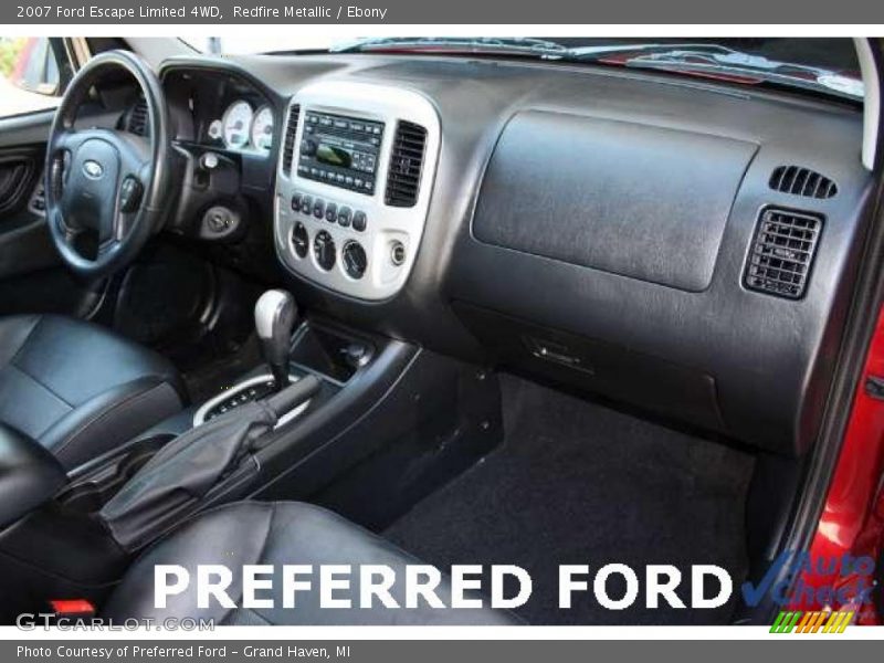 Redfire Metallic / Ebony 2007 Ford Escape Limited 4WD