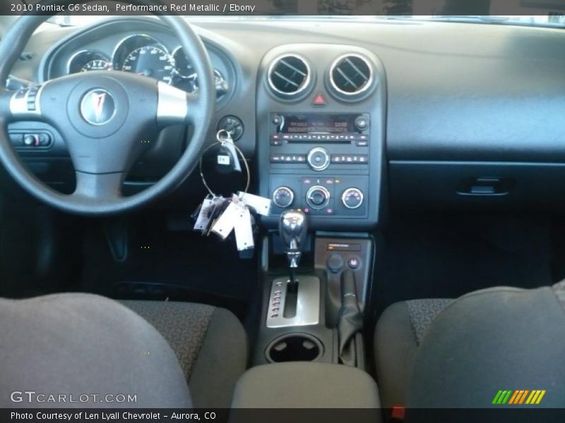 Performance Red Metallic / Ebony 2010 Pontiac G6 Sedan