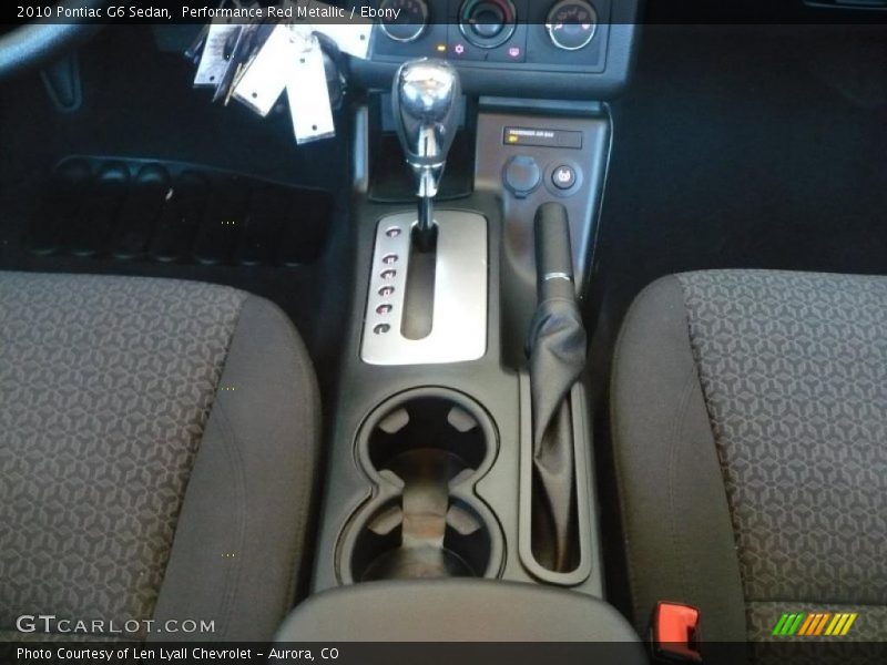 Performance Red Metallic / Ebony 2010 Pontiac G6 Sedan