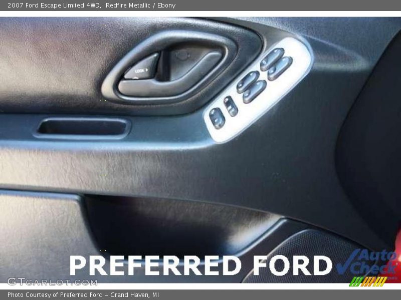 Redfire Metallic / Ebony 2007 Ford Escape Limited 4WD