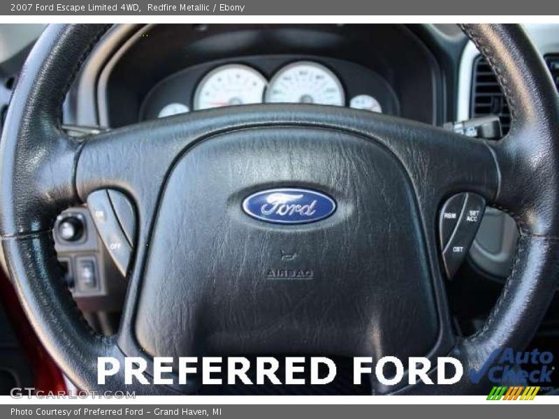 Redfire Metallic / Ebony 2007 Ford Escape Limited 4WD