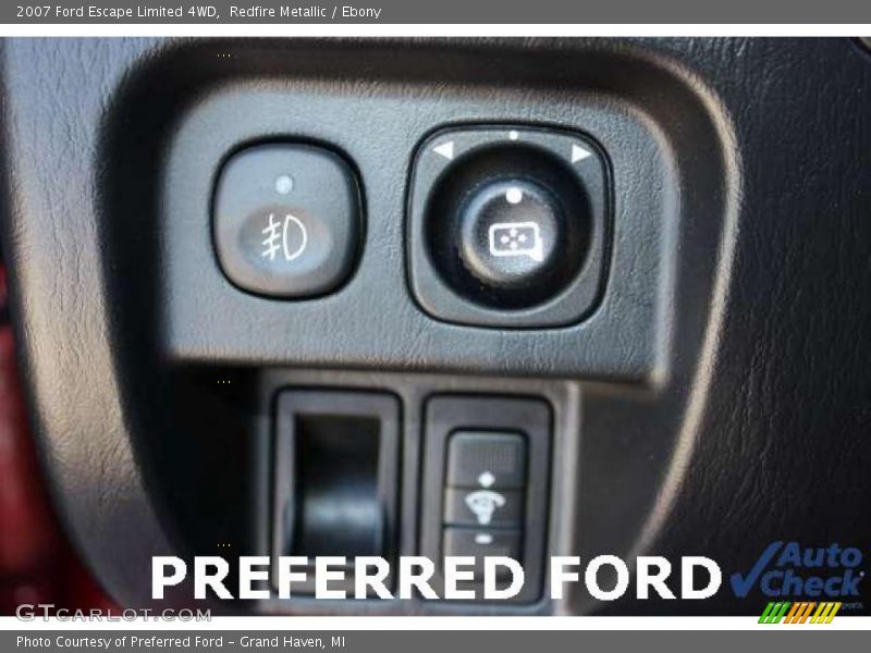 Redfire Metallic / Ebony 2007 Ford Escape Limited 4WD