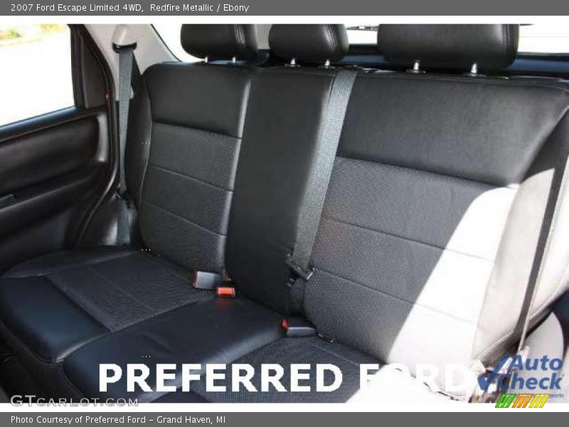Redfire Metallic / Ebony 2007 Ford Escape Limited 4WD