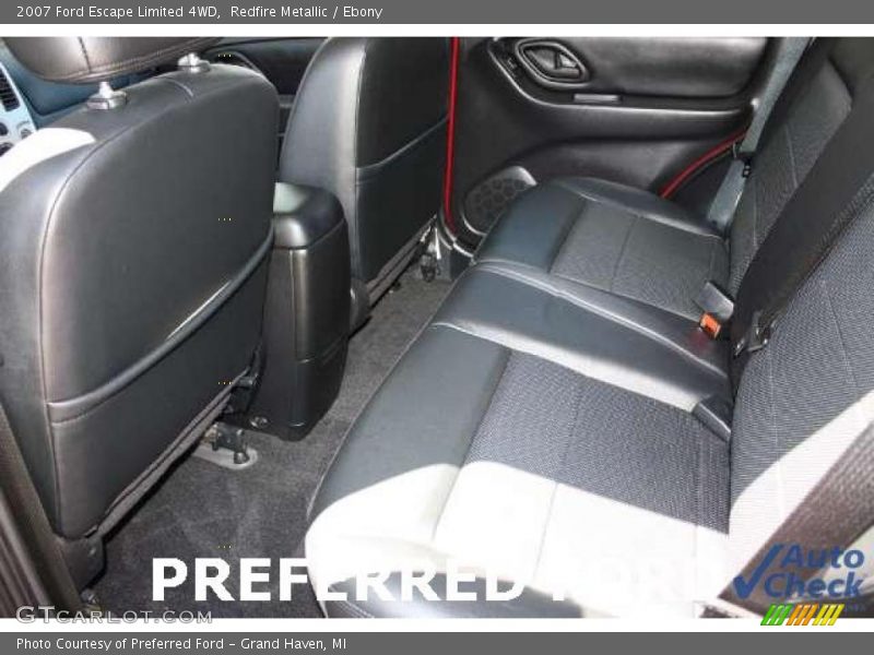 Redfire Metallic / Ebony 2007 Ford Escape Limited 4WD