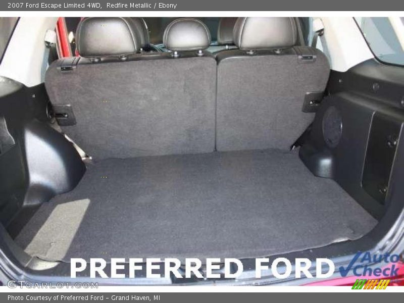 Redfire Metallic / Ebony 2007 Ford Escape Limited 4WD