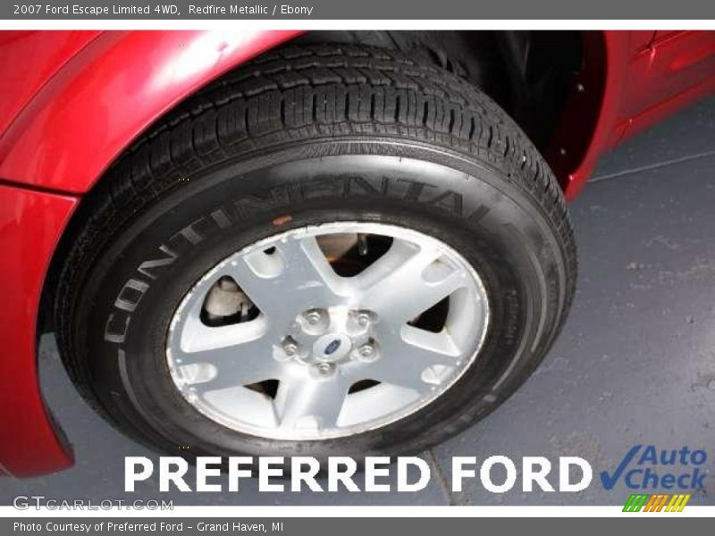 Redfire Metallic / Ebony 2007 Ford Escape Limited 4WD