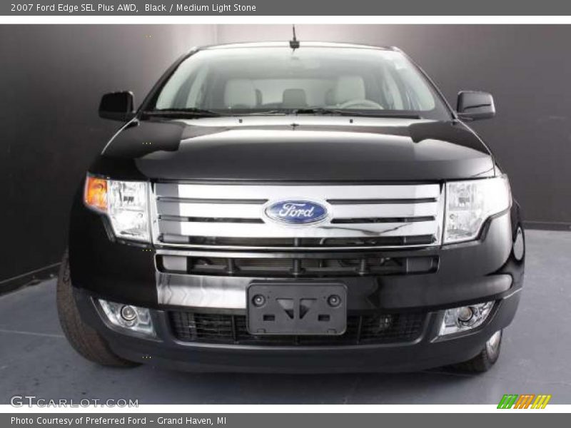 Black / Medium Light Stone 2007 Ford Edge SEL Plus AWD