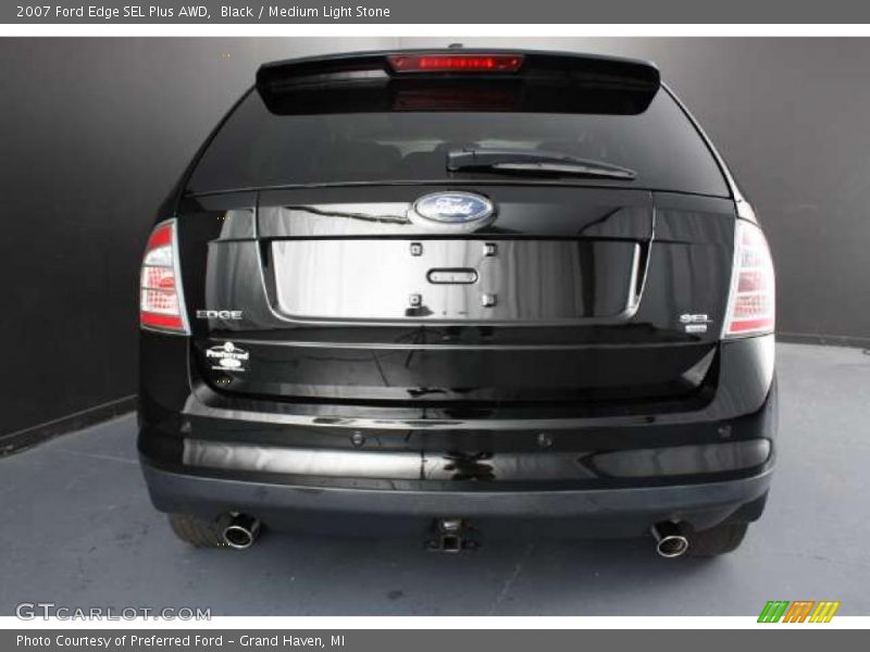Black / Medium Light Stone 2007 Ford Edge SEL Plus AWD