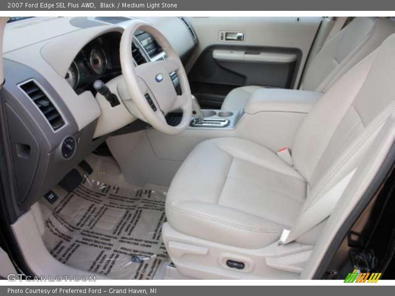 Black / Medium Light Stone 2007 Ford Edge SEL Plus AWD