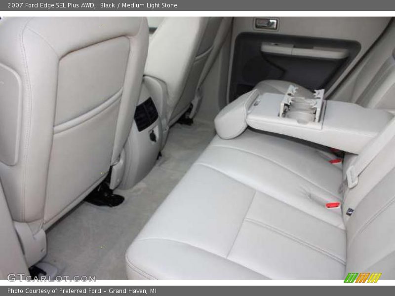 Black / Medium Light Stone 2007 Ford Edge SEL Plus AWD
