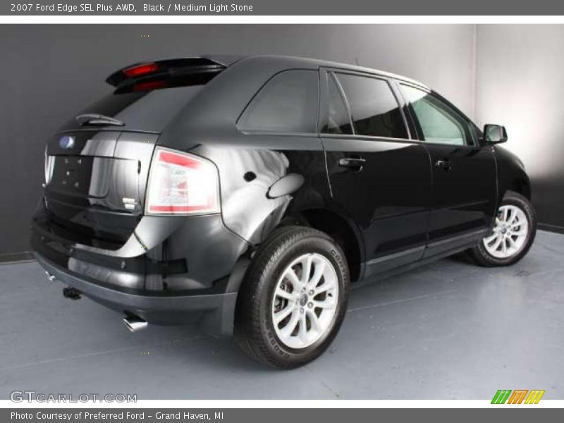 Black / Medium Light Stone 2007 Ford Edge SEL Plus AWD