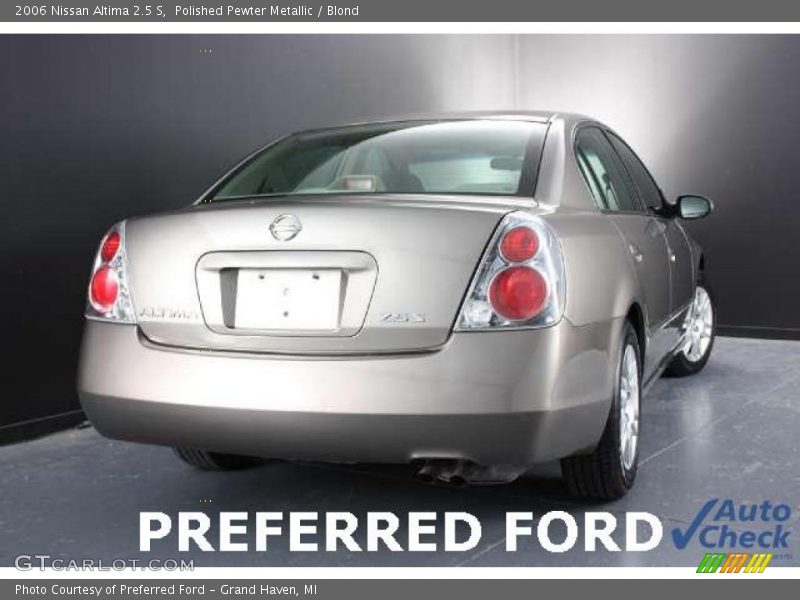 Polished Pewter Metallic / Blond 2006 Nissan Altima 2.5 S