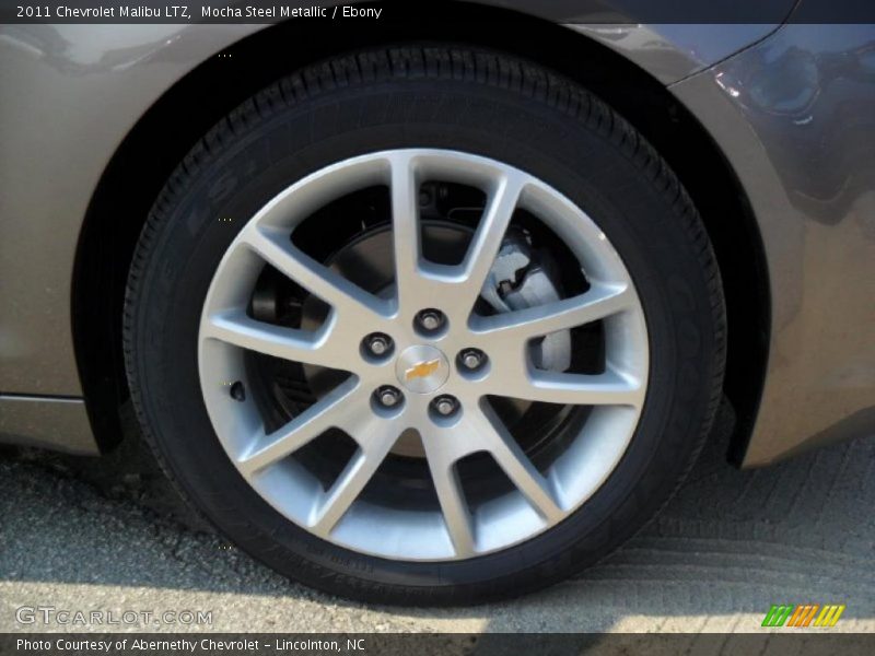 Mocha Steel Metallic / Ebony 2011 Chevrolet Malibu LTZ