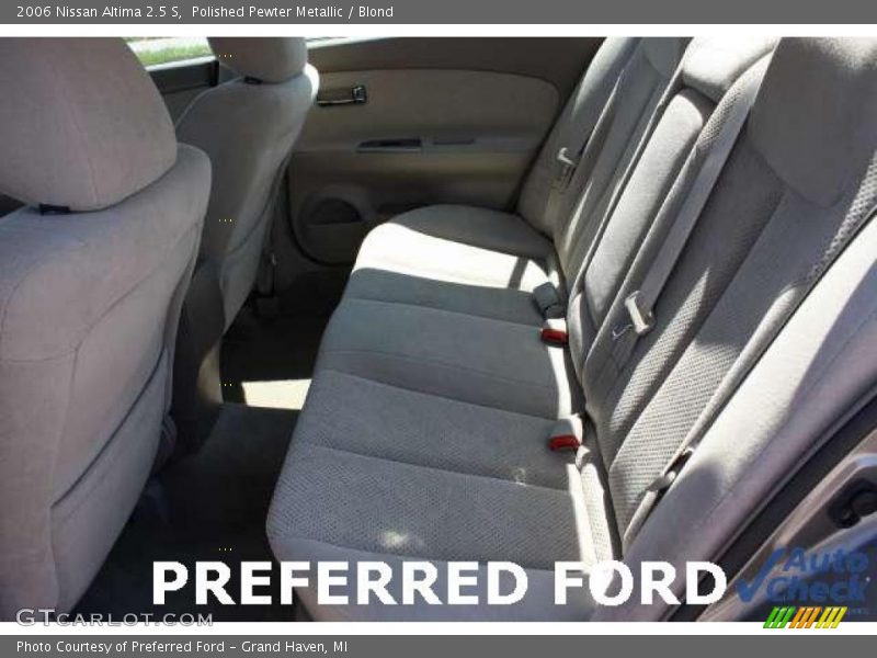 Polished Pewter Metallic / Blond 2006 Nissan Altima 2.5 S
