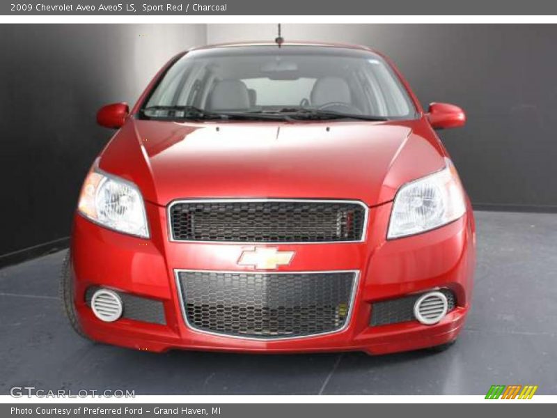 Sport Red / Charcoal 2009 Chevrolet Aveo Aveo5 LS