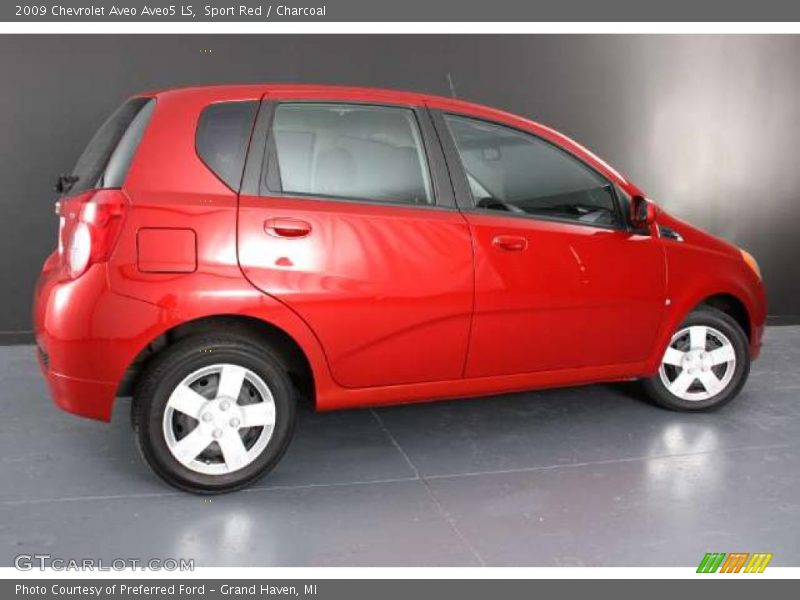 Sport Red / Charcoal 2009 Chevrolet Aveo Aveo5 LS