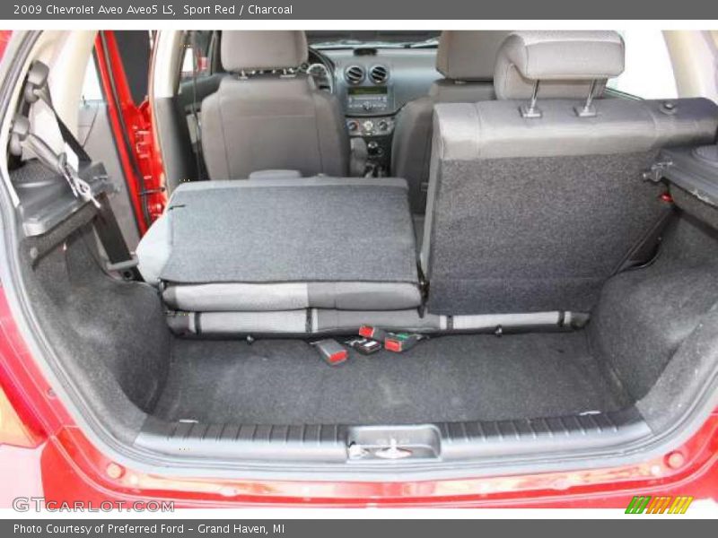 Sport Red / Charcoal 2009 Chevrolet Aveo Aveo5 LS