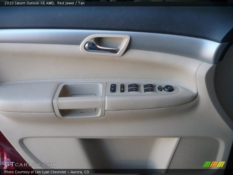 Red Jewel / Tan 2010 Saturn Outlook XE AWD