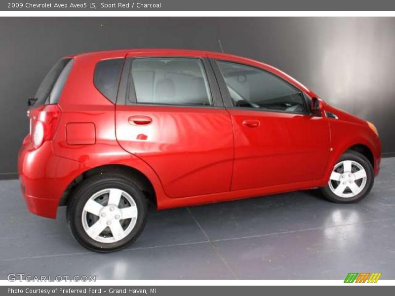 Sport Red / Charcoal 2009 Chevrolet Aveo Aveo5 LS
