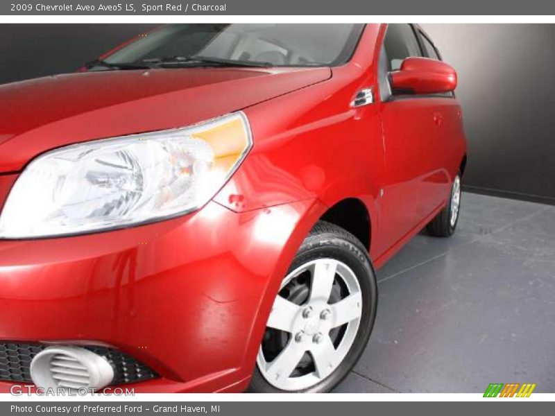 Sport Red / Charcoal 2009 Chevrolet Aveo Aveo5 LS
