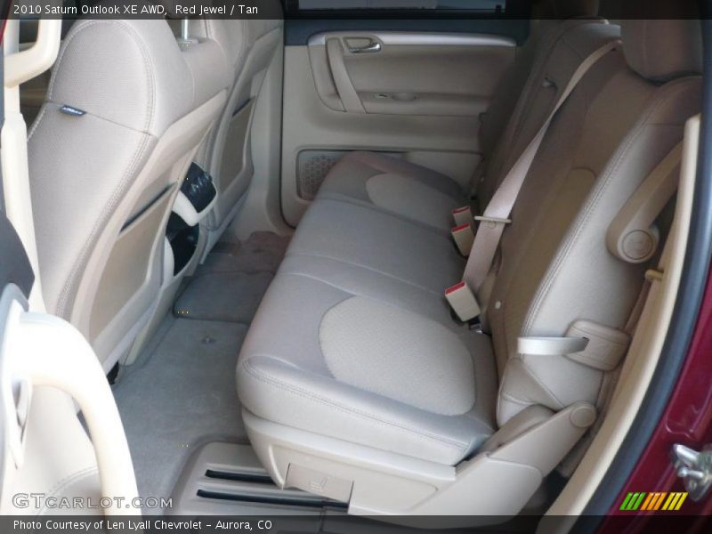 Red Jewel / Tan 2010 Saturn Outlook XE AWD