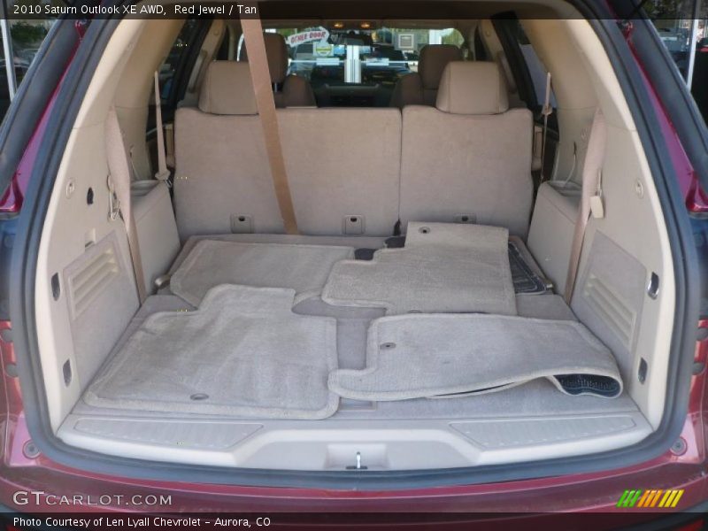 Red Jewel / Tan 2010 Saturn Outlook XE AWD