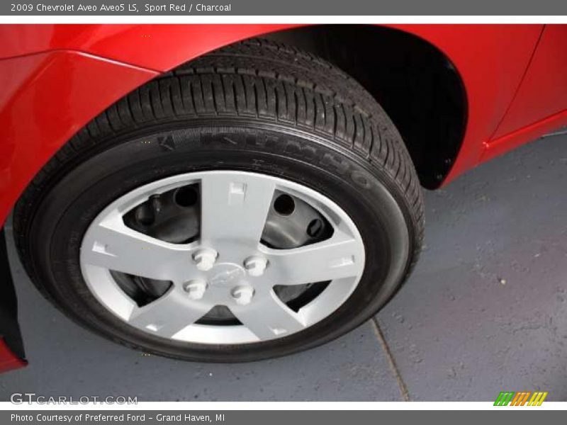 Sport Red / Charcoal 2009 Chevrolet Aveo Aveo5 LS