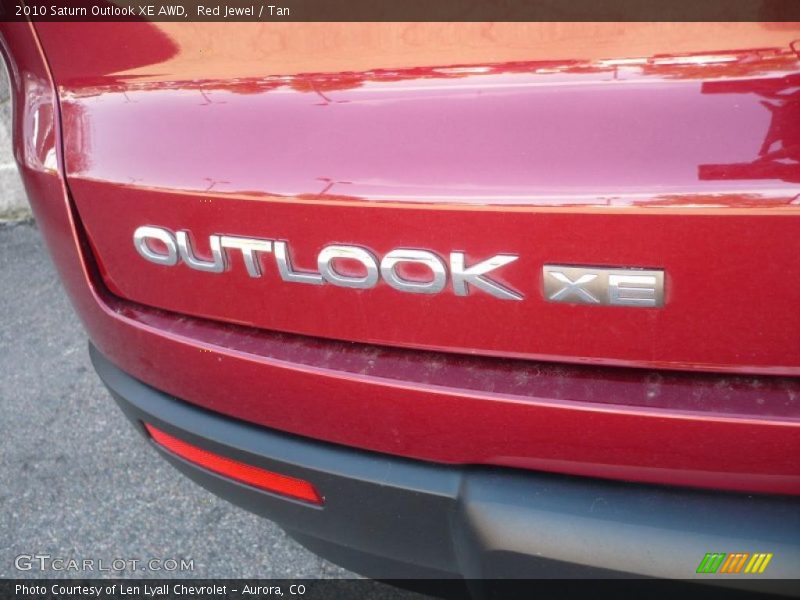 Red Jewel / Tan 2010 Saturn Outlook XE AWD