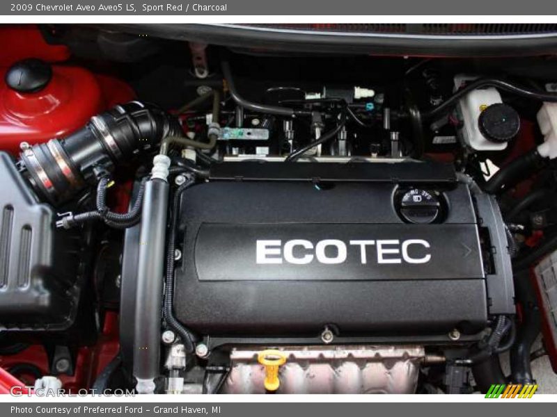 Sport Red / Charcoal 2009 Chevrolet Aveo Aveo5 LS
