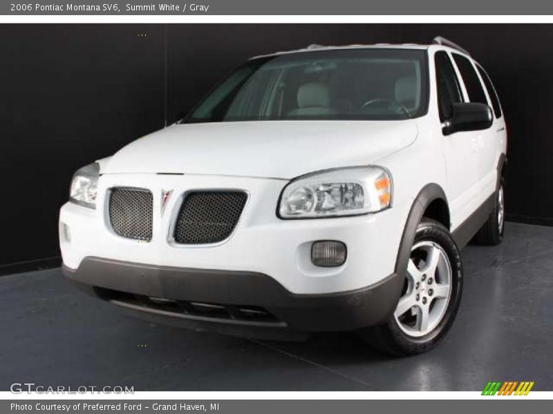 Summit White / Gray 2006 Pontiac Montana SV6