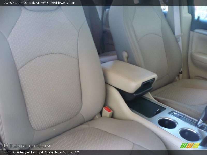 Red Jewel / Tan 2010 Saturn Outlook XE AWD