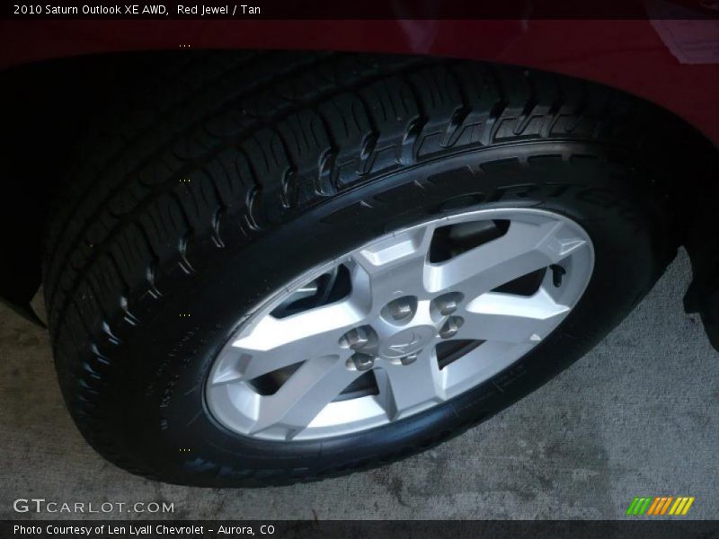 Red Jewel / Tan 2010 Saturn Outlook XE AWD