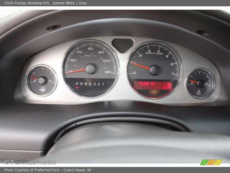 Summit White / Gray 2006 Pontiac Montana SV6