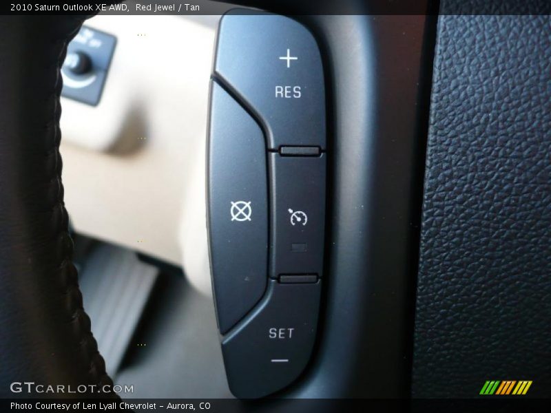 Red Jewel / Tan 2010 Saturn Outlook XE AWD
