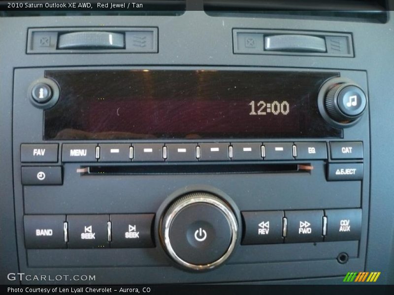 Red Jewel / Tan 2010 Saturn Outlook XE AWD