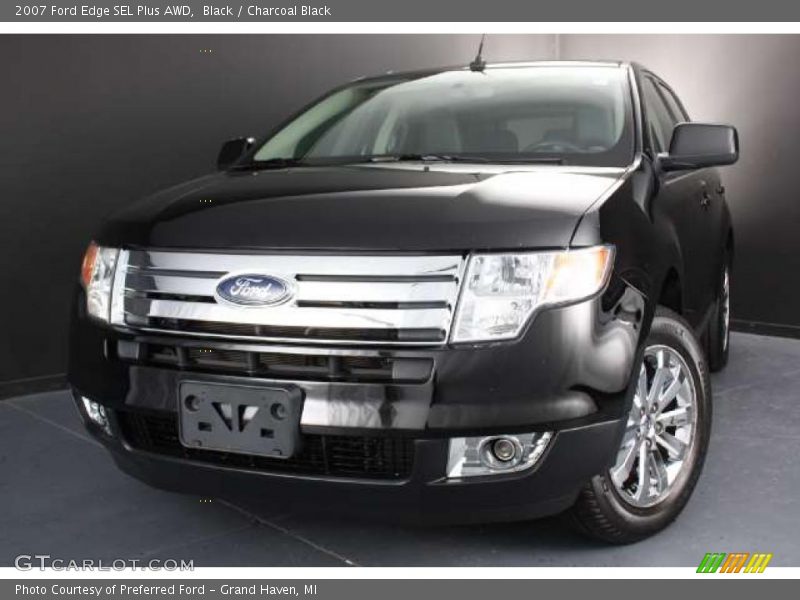 Black / Charcoal Black 2007 Ford Edge SEL Plus AWD
