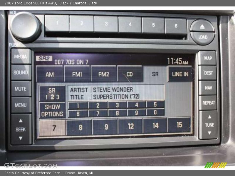 Black / Charcoal Black 2007 Ford Edge SEL Plus AWD