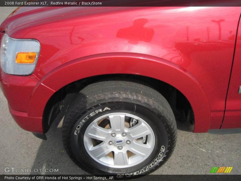Redfire Metallic / Black/Stone 2008 Ford Explorer XLT