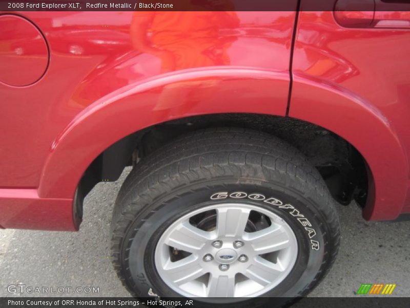Redfire Metallic / Black/Stone 2008 Ford Explorer XLT