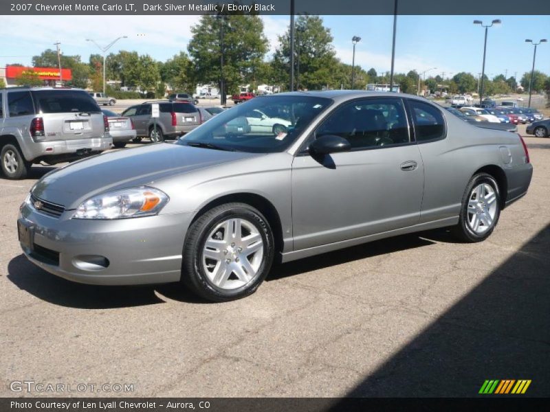 Dark Silver Metallic / Ebony Black 2007 Chevrolet Monte Carlo LT