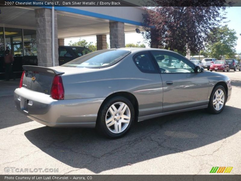 Dark Silver Metallic / Ebony Black 2007 Chevrolet Monte Carlo LT