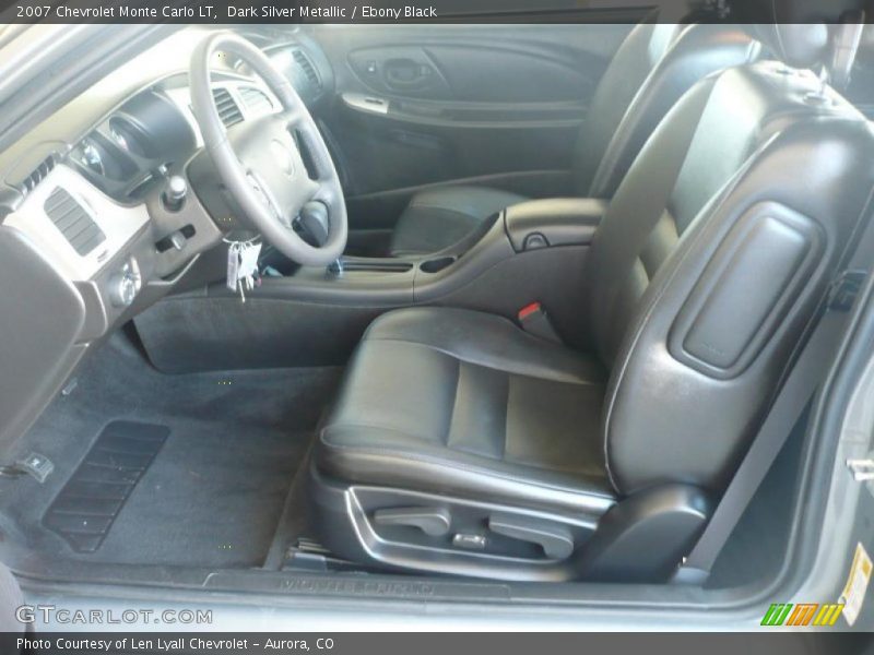 Dark Silver Metallic / Ebony Black 2007 Chevrolet Monte Carlo LT