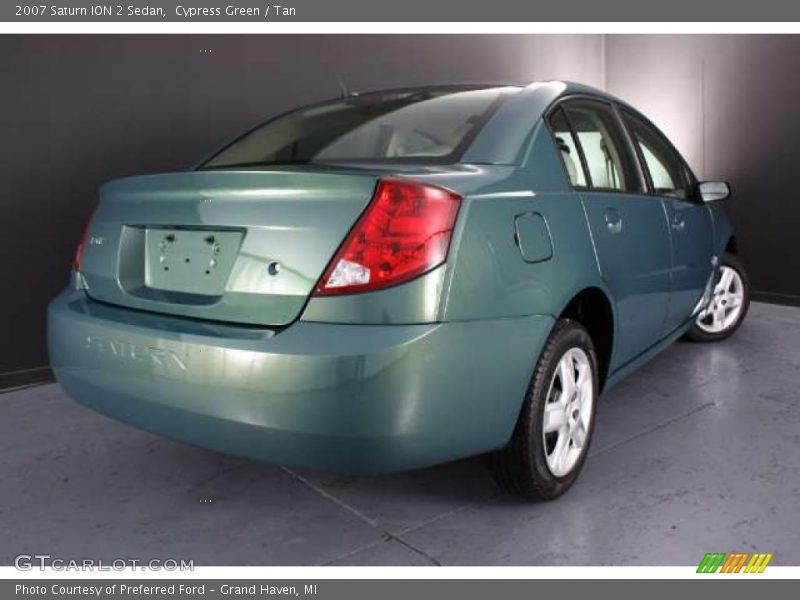 Cypress Green / Tan 2007 Saturn ION 2 Sedan